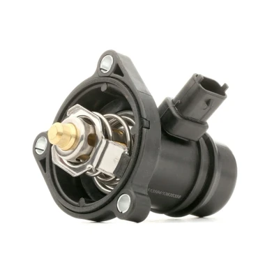 Abbildung von FEBI BILSTEIN 46578 Kühlwasserthermostat 103 mit Dichtung Temperaturschalter Kunststoff Gehäuse OPEL: Corsa D Schrägheck, Astra J Schrägheck