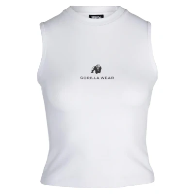 Abbildung von Gorilla Wear Livonia CROP Top, Damen, Größe: XS, White