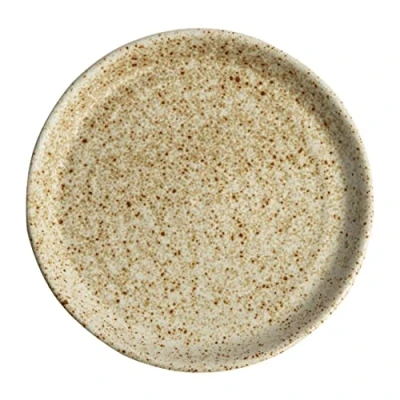 Abbildung von Olympia FA337 Canvas Runder Teller mit Schmalem Rand, Weizen, 18cm, 6 Stück