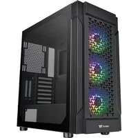 Abbildung von Thermaltake Versa T27 ARGB Black Mid Tower ATX PC Gehäuse Gehärtetes 4mm Glasseitenteil Schwarz