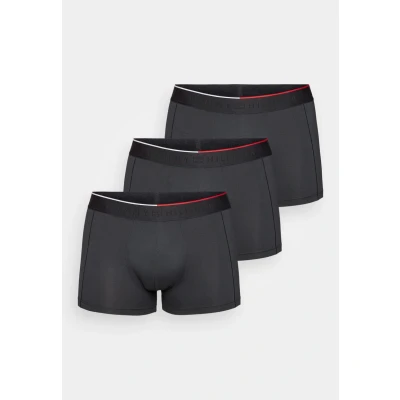 Abbildung von Tommy Hilfiger Herren 3er Pack Boxershorts Trunks mit Stretch, Schwarz (Black/Black/Black), S
