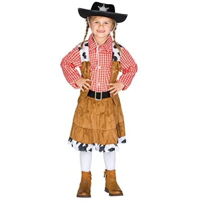 Abbildung von dressforfun Cowboy Kostüm Mädchenkostüm Cowgirl Texas, Rock mit bequemem Gummizug