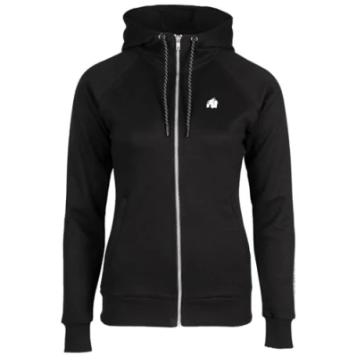 Abbildung von Gorilla Wear Marion Sweatjacke, Damen, Größe: Large, Black