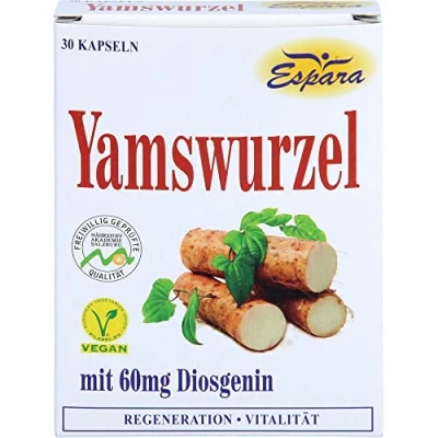 Abbildung von Yamswurzeln Kapseln