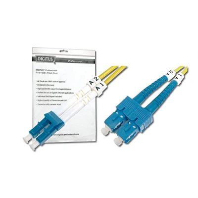 Abbildung von Assmann LWL Patchk., LC/SC OS2, Singlemode 09/125 µ, Duplex, 3m