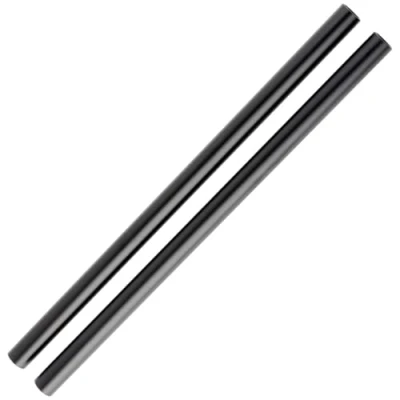 Abbildung von 15mm Rod Clamp,NICEYRIG Standard Aluminium Legierung Ruten M12 Gewinde 30 cm/12 Inch lang für Kamera Trägerschiene System