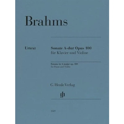 Abbildung von Violinsonate A dur op. 100: Besetzung: Violine und Klavier (G. Henle Urtext Ausgabe)