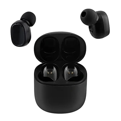 Abbildung von T&#039;nB Kabellose Bluetooth Kopfhörer, passive Geräuschunterdrückung bis zu 24 Stunden, In Ear mit Touch Steuerung, Ladeanzeige, integriertes Mikrofon, Sport Schwarz