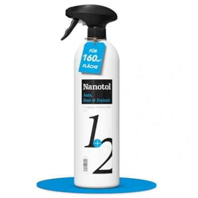 Abbildung von Nanotol KFZ Reiniger mit Lotuseffekt Scheibenversiegelung (1 St), Abperleffekt, Easy to clean Effekt, Glanzverstärker