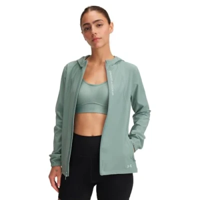 Abbildung von Under Armour Outrun THE Storm Laufjacke Silica green, Damen, Größe: Small, green
