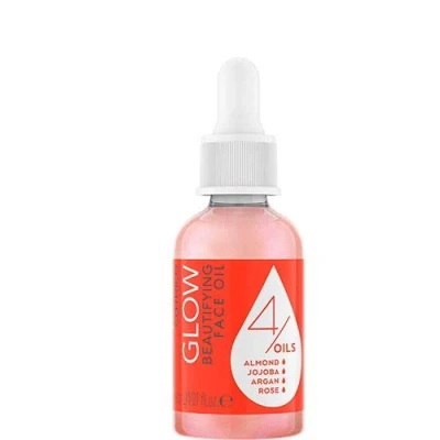 Abbildung von Catrice Glow Beautifying Face Oil, Gesichtsöl, Transparent, pflegend, für trockene Haut, vegan, ohne Alkohol, Parabene, Mikroplastikpartikel, 1er Pack (30ml)