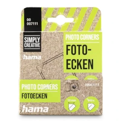 Abbildung von Hama Adhesive Dots Spender Display (500 Fotoecken, Durchmesser 10 mm, Papier/Viskose) transparent