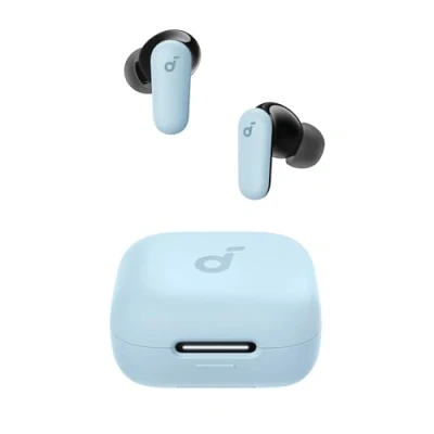 Abbildung von soundcore P30i by Anker Noise Cancelling Earbuds, smarte Geräuschunterdrückung, kraftvolle Bässe, 45h Spielzeit, 2 in 1 Case und Handyständer, IP54, kabellose Kopfhörer, Bluetooth 5.4(Generalüberholt)