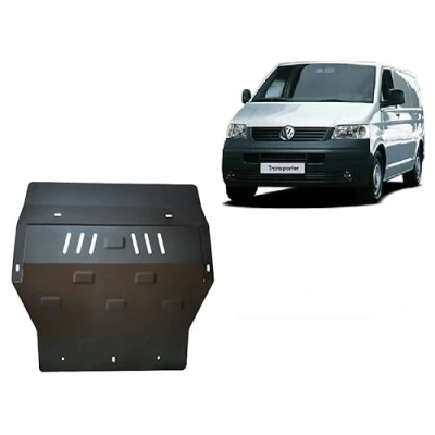 Abbildung von Stahl Unterfahrschutz kompatibel mit Volkswagen Transporter T6 T6.1 (2015 2024)