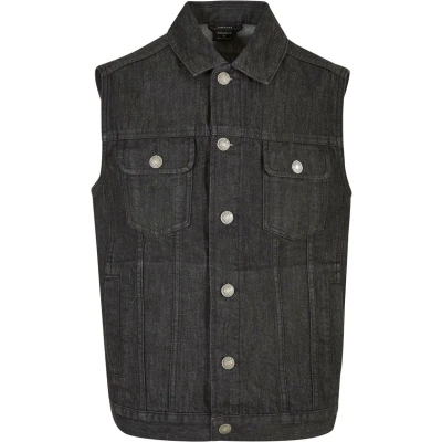 Abbildung von Urban Classics Weste, Herren, Größe: Large, Black washed