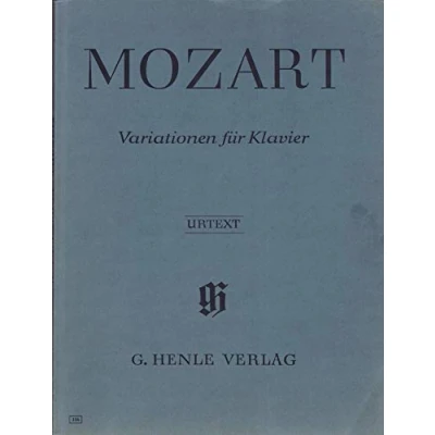 Abbildung von Variationen für Klavier: Besetzung: Klavier zu zwei Händen (G. Henle Urtext Ausgabe)