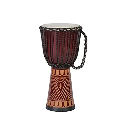 Abbildung von 40cm Profi Djembe Trommel Bongo Darbuka Afrika Style Holztrommel Guter Klang