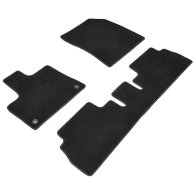 Abbildung von WALSER Premium 80846 Fußmattensatz Polyester, PP (Polypropylen) vorne und hinten anthrazit/schwarz Maßgefertigt