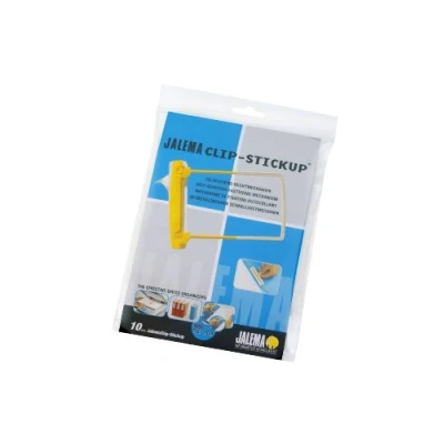 Abbildung von Jalema 5715600 Clip Stickup selbstklebend, 10er Packung, gelb