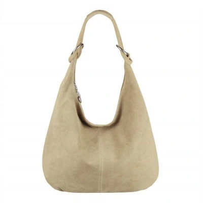 Abbildung von ITALYSHOP24 Schultertasche Made in Italy Damen Leder Tasche Schultertasche, ein Leichtgewicht, als Handtasche, Henkeltasche tragbar