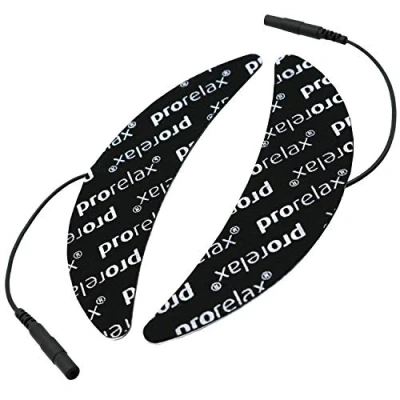 Abbildung von Prorelax 49009 Blackline Elektroden Pads Ersatzpads für Tens + EMS Geräte, elektrische Muskelstimulation, schwarz
