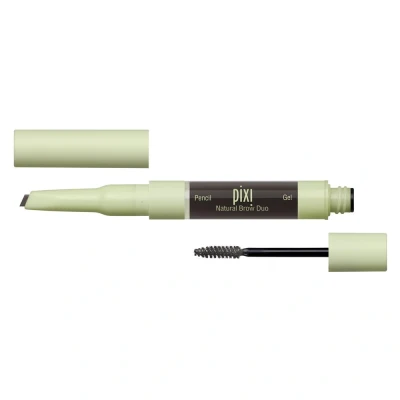 Abbildung von Pixi Natural BROW DUO Augenbrauenstift, Damen, Größe: 2.5 ml, Soft black