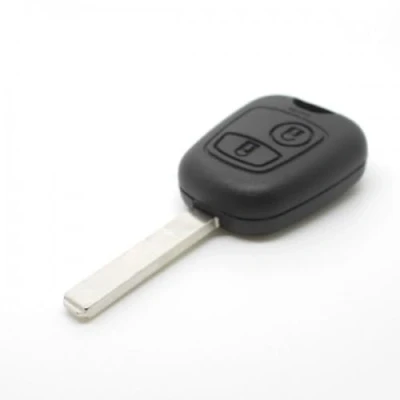Abbildung von Schlüsselgehäuse mit 2 Tasten für Peugeot 107, 207, 307, 308 und Citroen C1, C2, C3, C4, C5, C6, C8