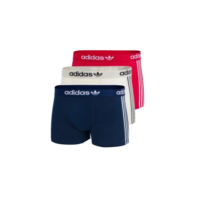 Abbildung von adidas Originals Trunk 3 PACK Panties, Herren, Größe: 49 51, Red/blue/white