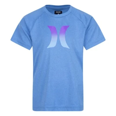 Abbildung von Hurley Jungen Hrlb Ombre Icon UPF Rash Guard Shirt, Blau (Neptune Blue Heather), 10 años