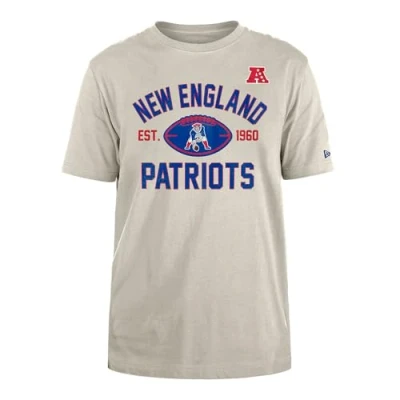 Abbildung von New ENGLAND PATRIOTS Era Cap NFL Regular T Shirt Distressed Screenprint Team Graphic Stone Unisex
