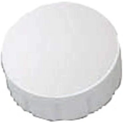 Abbildung von Magnet Maulsolid, Rundmagnet, bruchsicherer Kunststoff, 150 g Haftkraft, 15 x 7 mm, weiß, 6161502