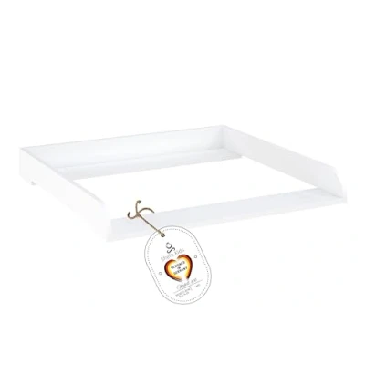 Abbildung von Shefa Kids Wickelaufsatz 800 Universeller Wickeltischaufsatz für Ikea Kommoden MALM, HEMNES und NORDLI, Weiß