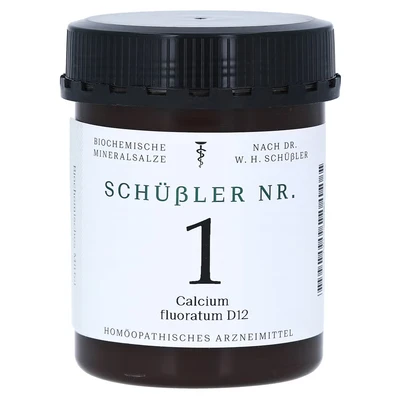Abbildung von Schüssler NR.1 Calcium fluoratum D 12 Ta 1000 St