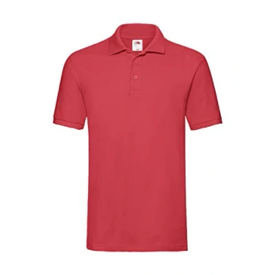 Abbildung von Fruit of the Loom Premium Polo S M L XL XXL 3XL auch Farbsets Rot