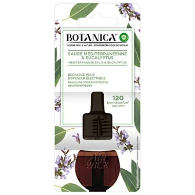 Abbildung von AirWick Botanica Nachfüllung für Elektrischer Diffusoren Mediterraner Salbei &amp; Eukalyptus 19ml