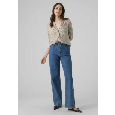 Abbildung von Vero Moda Bumpy NEW NOOS Hemdbluse, Damen, Größe: XS, Brown lentil