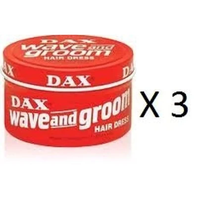 Abbildung von DAX Wave and Groom Hair Dress, 3.5 Ounce (Pack of 3) by