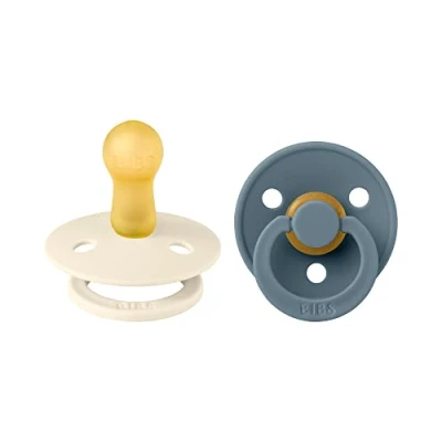 Abbildung von Bibs Schnuller Set Elfenbein/Petrol 0 6 Monate