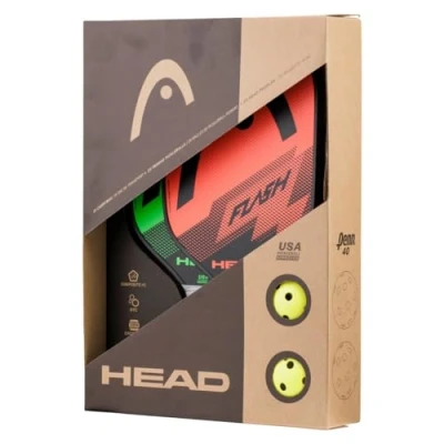 Abbildung von HEAD Unisex Adult Pickleball Pack Flash Paddle, Grün/Orange, One Size