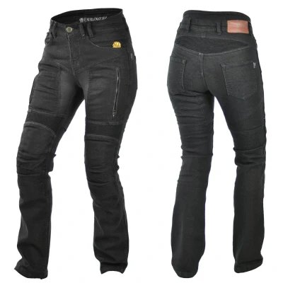 Abbildung von Trilobit Motorrad Damen Jeans,schwarz, 28L