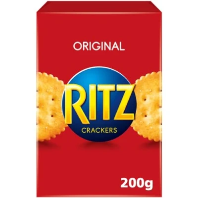 Abbildung von RITZ Cracker 1 x 200g I Salzgebäck Einzelpackung Knabbergebäck Fein gesalzene Snack