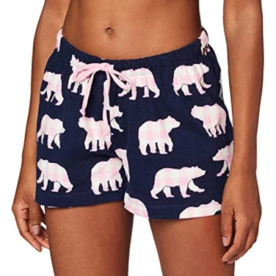 Abbildung von Hatley Damen Pajama Boxer Shorts Pyjamaunterteil, Mama Bear, M EU
