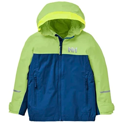 Abbildung von Helly Hansen K Shelter 20 Regenjacke / wasserabweisende Jacke für Kinder, Größe: 122, Deep fjord
