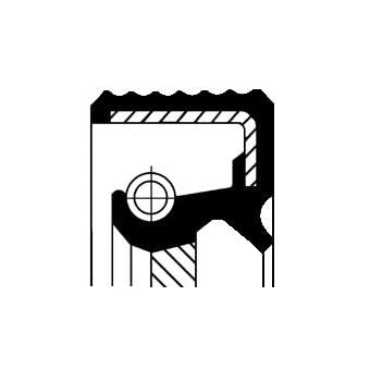 Abbildung von CORTECO 01027761B Dichtring ACM (Polyacryl Kautschuk)