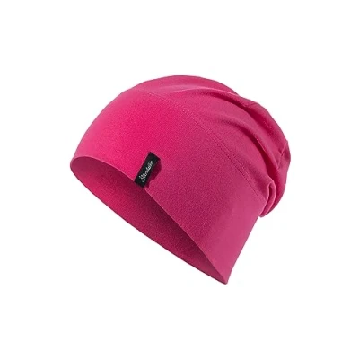 Abbildung von Sterntaler OCS Beanie uni Lässige Slouch Mütze aus Singlejersey (Bio) weiche Mädchen Kopfbedeckung, variabel tragbar Baby und Kinder Übergangsmütze, magenta,, Größe 51