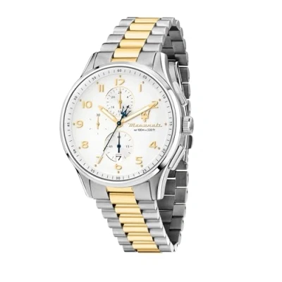 Abbildung von Maserati R8873624003 Herrenuhr Chronograph Sorpasso Zweifarbig