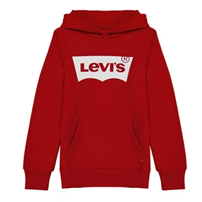 Abbildung von Levi&#039;s Kids batwing screenprint hoodie Jungen Levis Red/ White 14 Jahre