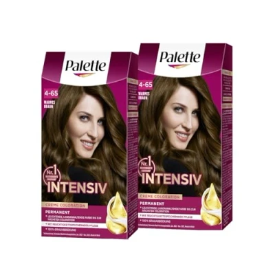 Abbildung von PALETTE Intensiv Creme Coloration 4 65 Warmes Braun, 2x 115 ML