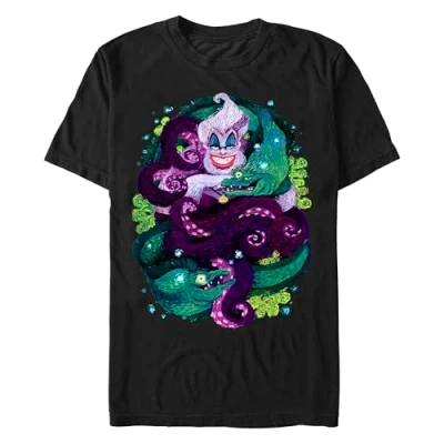 Abbildung von Disney Villains STARRY SEAS Men&#039;s Crew neck Black M