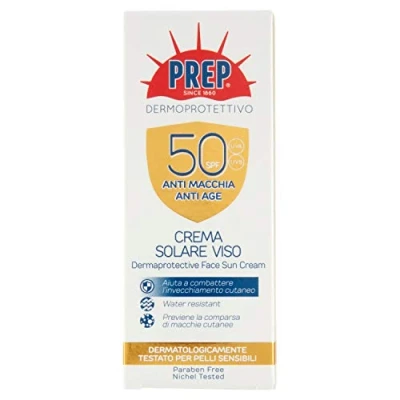 Abbildung von PREP, Sonnencreme SPF50+, Sonnenschutz, UVA/UVB Strahlenschutz, Parabenfrei, Format 50 ml